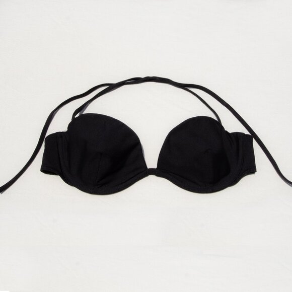 Classic Black ERES Paris Top Swimsuit bikini top "Rancon Duni" FR40 US8 - Picture 1 of 5